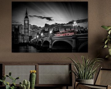 LONDON Westminster Bridge at Sunset| Colorkey by Melanie Viola