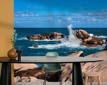 Atlantic ocean coast in Brittany by Rico Ködder