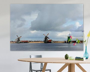 molens  op de Zaanse  Schans  von ton ten  velde