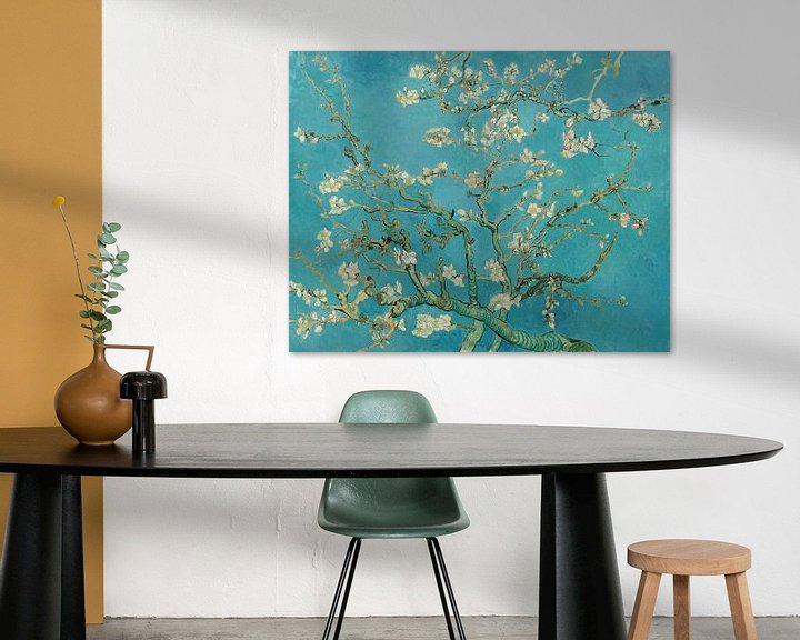 Sfeerimpressie: Amandelbloesem schilderij van Vincent van Gogh
