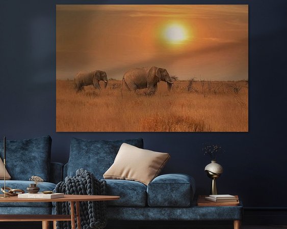 Example of the artwork in a room