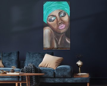 Een mooie Afrikaanse vrouw by Kirsten Bruijnes