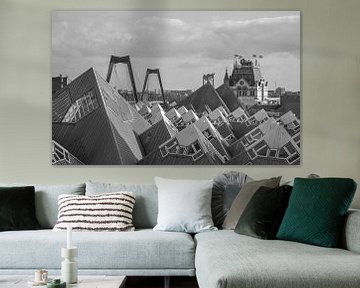 The city view of Rotterdam by MS Fotografie | Marc van der Stelt