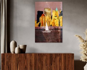 Skyline van New York van Karl-Heinz Lüpke