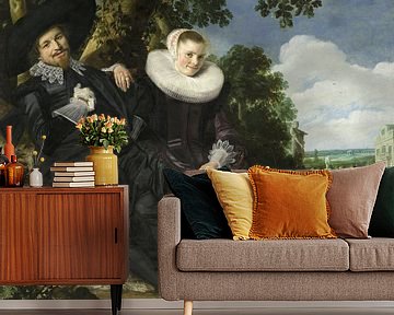 Portrait eines jungen Paares - Frans Hals