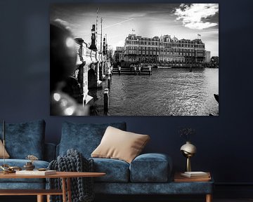 Amstel Hotel zwart-wit van PIX URBAN PHOTOGRAPHY