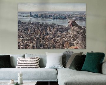 Manhattan depuis l'Empire State Building sur Tineke Visscher