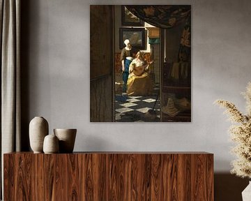 Johannes Vermeer. De Liefdesbrief