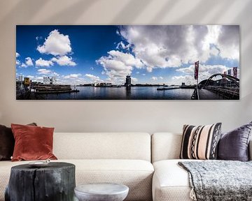Het IJ Amsterdam panorama van PIX URBAN PHOTOGRAPHY