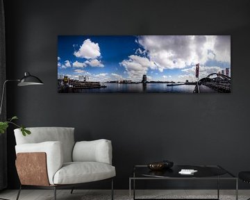 Het IJ Amsterdam panorama von PIX URBAN PHOTOGRAPHY