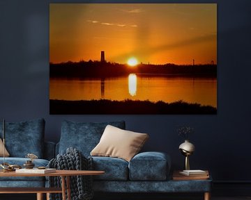 Sonnenuntergang Cospudener See von Marcel Ethner