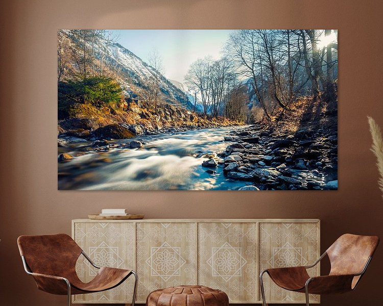 Example of the artwork in a room