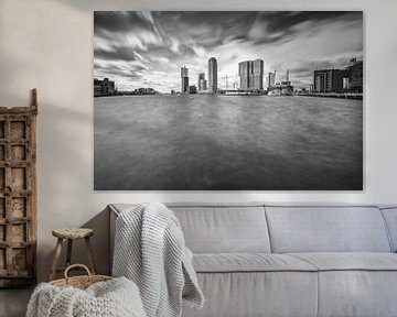 Rijnhaven Rotterdam in black and white by Ilya Korzelius