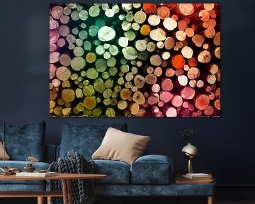 Regenboogbos van Sonja Pixels