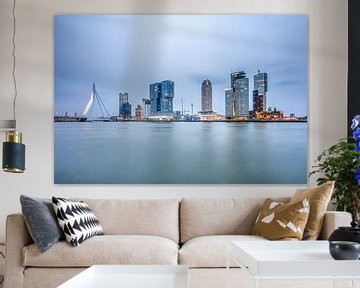 Rotterdam skyline van Edwin van Wijk
