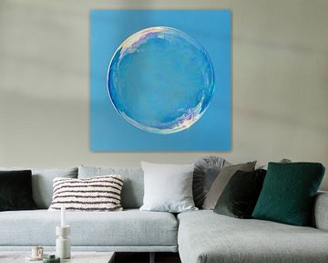 Bubble in blue by Annet Piek
