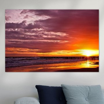 Coucher de soleil à Zeeland