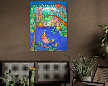 Example of the artwork in a room