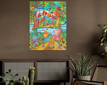 Example of the artwork in a room