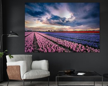 Holländische Landschaft mit Blumen von Martijn Kort