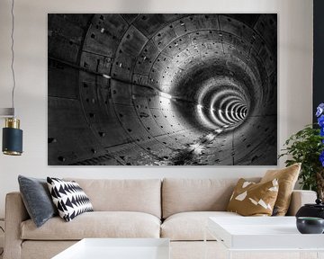 Metro Tunnel Amsterdam, stefan witte by Stefan Witte