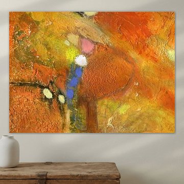 Modern Abstrakt - Oranje - 4