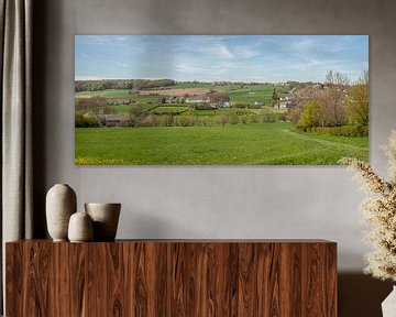 Panorama van Epen in Zuid-Limburg