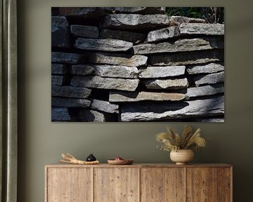 stenen muur van Leanne van Iersel