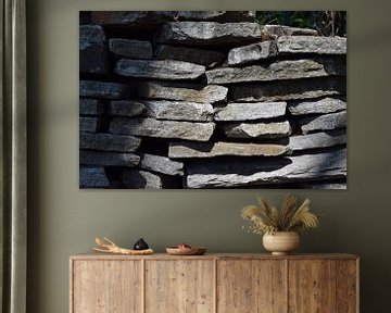 stone wall sur Leanne van Iersel