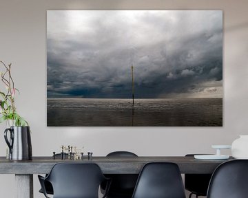 Rainstorm over Ameland wad, stefan witte by Stefan Witte