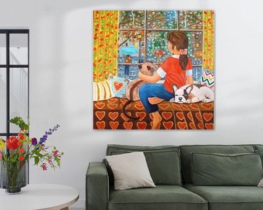 Example of the artwork in a room