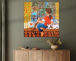 Example of the artwork in a room