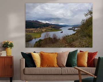 Schottland - Queens Blick Loch Tummel von Cilia Brandts