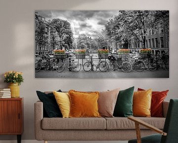 AMSTERDAM Herengracht | Panorama  van Melanie Viola