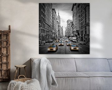 5th Avenue NYC Traffic by Melanie Viola
