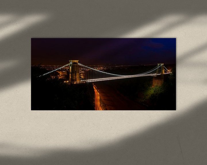 Sfeerimpressie: Brunel's Clifton Suspension Bridge van Roel Ovinge