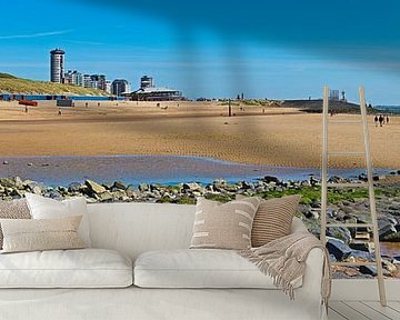 Panoramastrand und Strandhütten Vlissingen