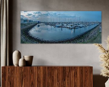 Panorama jachthaven IJmuiden van Ardi Mulder