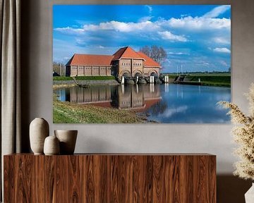 Dutch water pumping station Vollenhove by Marcel Runhart