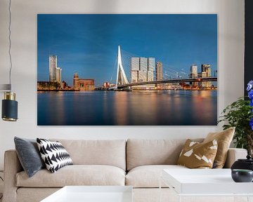 Skyline Rotterdam van Patrick Rodink