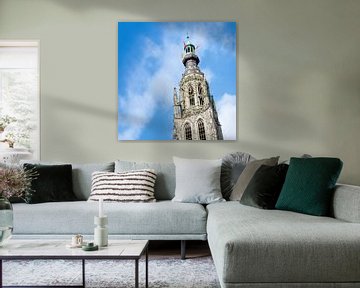 Torenspits van de Grote of Onze-Lieve-Vrouwekerk in Breda