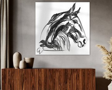 Cheval Aplle Black White