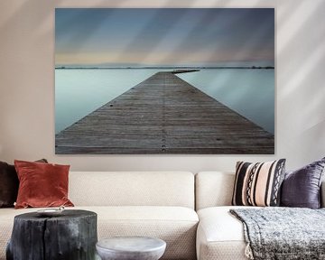 Zuidlaardermeer at dusk by Harry Kors