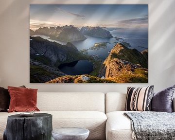 Norwegisches Paradies Lofoten von Niels Devisscher