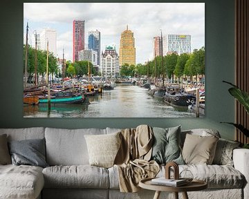 Uitzicht over het Haringvliet in Rotterdam van Ruud Morijn