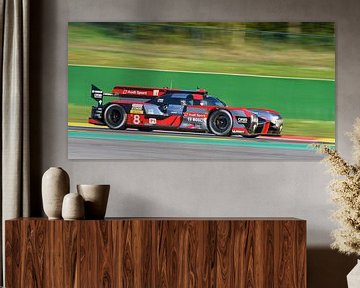 Audi Sport Team Joest R18 e -tron quattro Le Mans-Prototyp -Rennwagen von Sjoerd van der Wal