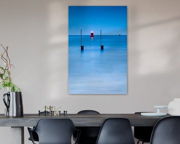 Light beacons in the Westerschelde near Vlissingen by Evert Jan Luchies