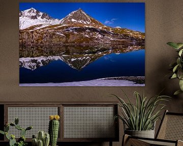 Bergspiegelung am Nufenenpass - Wallis / Tessin - Schweiz