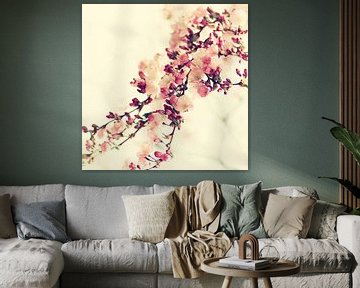Kirschblüten Vintage von Tanja Riedel