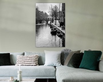 Boats in de canal von Wijbe Visser